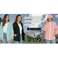 thumbnail image 4 of Rosvigor Women Lightweight Jackets Hooded Windbreaker Women Portable Waterproof Raincoat Hiking Travel Jackets, 4 of 7
