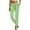 Green, variant on Women Wide Leg Pants High Waisted Casual Yoga Pants Split Flared Trousers Soft Athletic Workout Bottoms Summer Pants