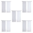 thumbnail image 1 of 10 Piezas Súper Suaves Grandes Cortinas de Tul Blanco para la Decoración de la Sala de Estar Velo Moderno Gasa Sólido Puro Gasa, 1 of 5