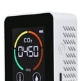 thumbnail image 2 of Monitor Portátil Del Aire JShteea Con Detector de Aire CO2 3 en 1 Blanco, 2 of 9