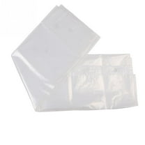 INTSUPERMAI Clear Solid Waterproof Repellant Bathroom Shower Curtain Liner with Hooks 72*72"