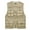 Beige, variant on Men's Fishing Vest Utility Sai Travel Vest with Pockets Outdoor Work Photo Photography Cargo Fly Summer Vest Black