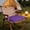 Purple, variant on Portable Camping Seat Cushion Waterproof EVA Foam Four Fold Insulated Seat Pad for Outdoor Hiking Picnic Stadium Bleachers Red, 37.5x26x1.1cm