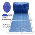 thumbnail image 2 of UBMOVE 30-Feet Roll Blue Bubble Small 3/16" Wrap x 12" Wide, 2 of 9