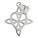 thumbnail image 2 of JOYARIS Dije Grande Nudo De Bruja Celta Corazon Liso Plata Ley 925 DM-0001317, 2 of 3