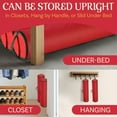 thumbnail image 6 of Elf Stor 40in Wrapping Paper Storage Bag 2-Pack - Holds Up to 50 Rolls, Red, 6 of 6
