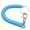Light Blue, variant on Anti-loss Keychain Retractable Anti-fall Elastic with Keyring Anti-theft Keys Fishing Tools Spring Safety Rope Outdoor Supplies