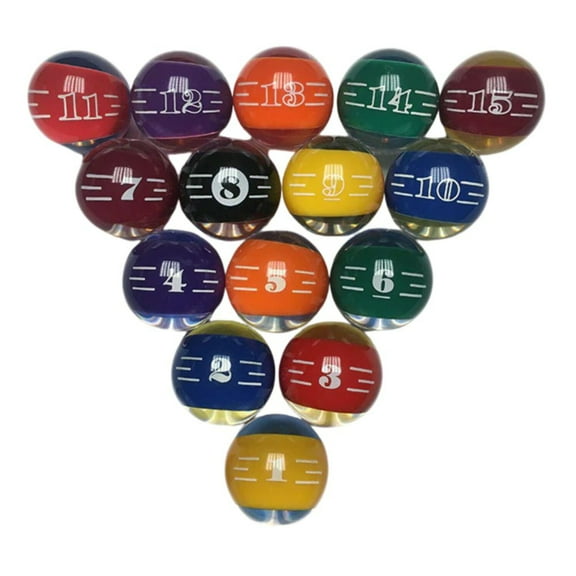 Individual Clear Billiards Ball