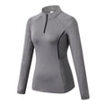 thumbnail image 2 of Jumpingount Ropa interior térmica para mujer, ropa interior cálida para mantener el calor, invierno, otoño, manga larga, Color sólido, secado Prendas para la parte del cuerpo Gris XXL, 2 of 6