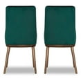 thumbnail image 4 of Mid Century Modern Grayson Green Dining Chair (Set of 2), 4 of 4