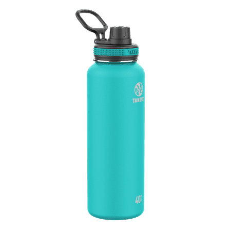 

Takeya Originals Spout Water Bottle Stainless Steel Vacuum insulated 40 oz Ocean