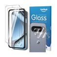 thumbnail image 1 of wonima11 2+2 Pack for Google Pixel 10 Pro Screen Protector with Camera Lens Protector,with Alignment Frame, HD Clear Scratch Resistant, Fingerprint Unlock Support,Case Friendly, 1 of 1