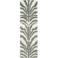 thumbnail image 2 of SAFAVIEH Cambridge Leah Geometric Wool Runner Rug, Ivory/Dark Gray, 2'6" x 8', 2 of 9
