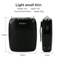 thumbnail image 2 of Mégaphone Portable S258 avec Micro Filaire, Alimentation 10W, Support MP3, Autonomie 7H, 2 of 9