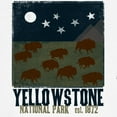 thumbnail image 3 of CafePress - Yellowstone Park Night Sky Kids Light T Shirt - Light T-Shirt Kids XS-XL, 3 of 4