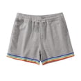 thumbnail image 3 of Men's Casual Shorts for Men Summer Solid Color with Pockets Drawstring Loose Fit Sports Running Beach Pants, 3 of 3