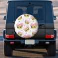thumbnail image 3 of Kll Avocado Lovers Tire Cover,Universal Wheel Tire Cover For Trailer, Rv, Suv, Truck,Camper And Many Vehicle,(17 Inch), 3 of 7