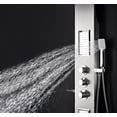 thumbnail image 2 of ANZZI Mesmer 58 in. Full Body Shower Panel with Heavy Rain Shower in Brushed Steel, 2 of 13