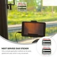 thumbnail image 3 of Anvazise Reminder Sticker Removable Convenient Waterproof Next Service Due Sticker for Car Style A One Size, 3 of 13