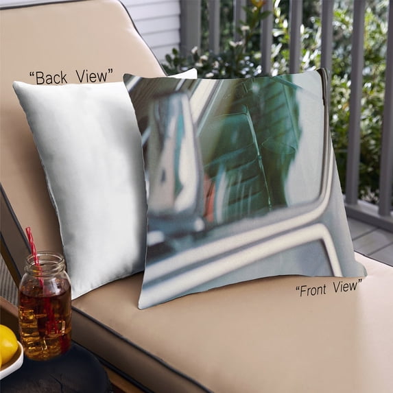 Ahgly Company Vintage Cars Outdoor Throw Pillow, 18 inch by 18 inch