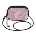 thumbnail image 2 of FORMRS Mini Crossbody Bag for Women Adjustable Rope Shoulder Casual Phone Purse, Pastel Pink Marble Pattern, 2 of 7