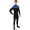 Black/blue, variant on Henderson Unisex Polyolefin Jumpsuit with Spine Pad (Black, 3X-Large)
