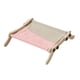 thumbnail image 3 of Percha para ventana de gato, perchas para gatos domésticos, estante colgante con marco de madera, hamaca para gato resistente, cama para gato, gatito, rosa gris, 3 of 9
