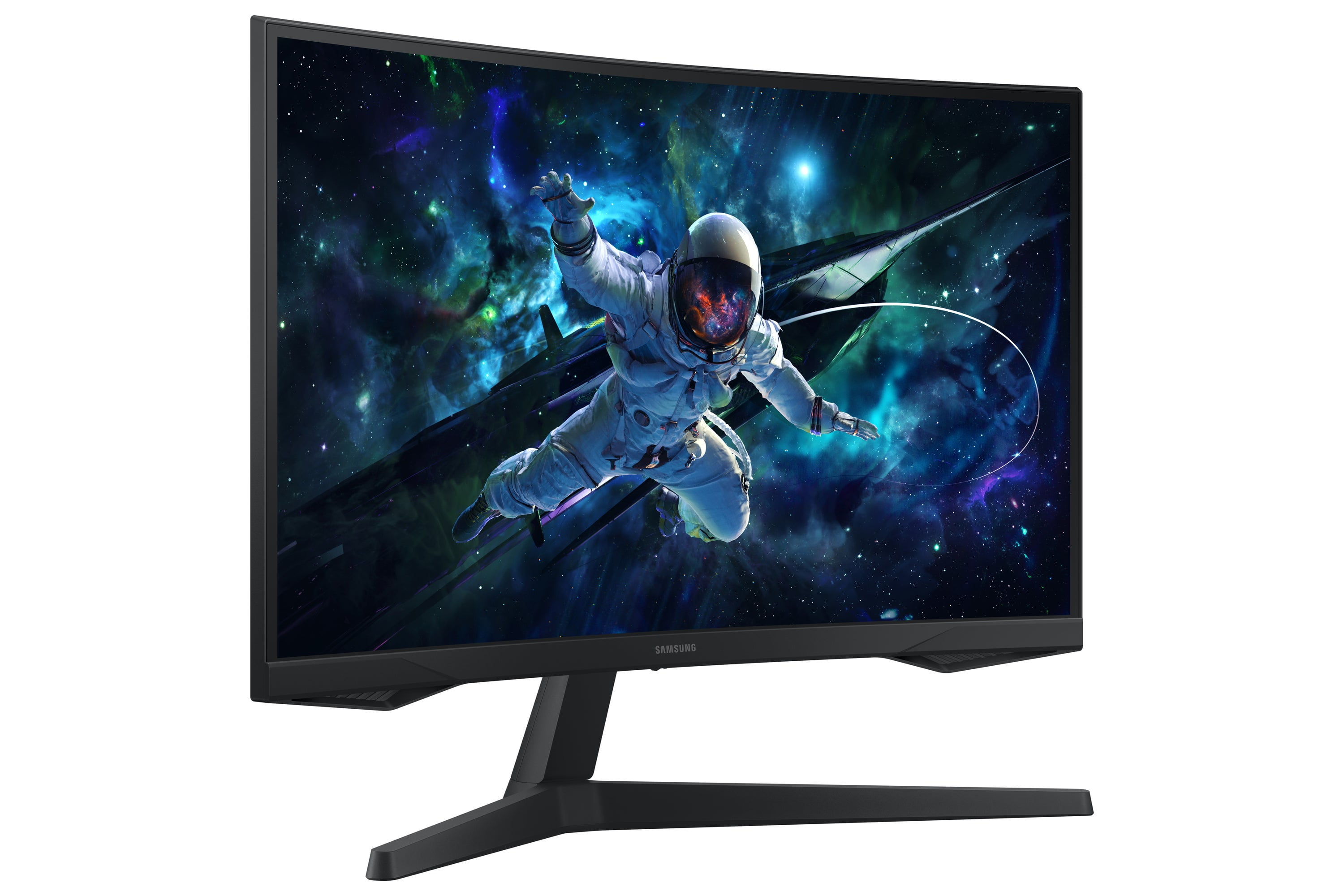 Samsung Odyssey G55C 32" QHD 1440p 165Hz 1ms 1000R Curved Gaming Monitor, Black
