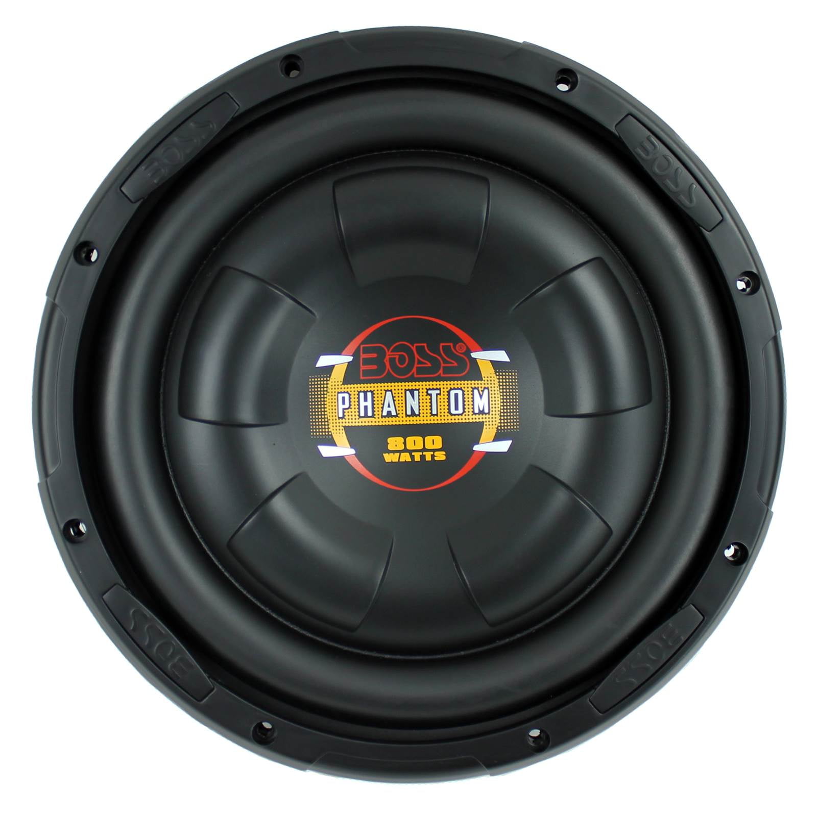 Boss 10 Inch 800W Shallow Slim Car Audio Subwoofer Power Sub Woofer