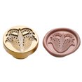 thumbnail image 2 of Cabeza De Sello Serie de plantas Cabeza de sello Cabeza de cobre en relieve 3D para tarjeta de boda (hoja glandular) Likrtyny Libre de BPA, 2 of 9