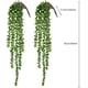 thumbnail image 2 of Planta artificial colgante de hilo de perlas, resistente a la decoloración y de fácil limpieza, 27", aspecto exuberante, sin necesidad de mantenimiento, versátil para uso en interiores y exteriores, 2 of 8