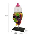 thumbnail image 3 of Caja de almacenamiento de dulces de fiesta de Color transparente para máquina de chicle de calavera de Halloween Likrtyny Para estrenar, 3 of 6