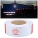 thumbnail image 5 of Cinta adhesiva de seguridad, rojo, blanco, fuerte adherencia, reflectante, para coche, camión, bicicleta, tira de tráfico, suministros, 5 of 9