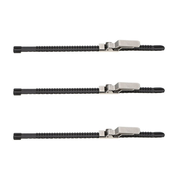 Amosfun 3Pcs Removable Waist Buckle Black Adjustable Pants Waistband Buttons Easy to Install No Sewing