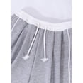 thumbnail image 6 of Yuncity Sweatpants For Girls Solid Tone Elastic Waistband Casual Daily Sweat Pants For Girls Size Grey, 6 of 7