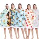 thumbnail image 2 of Manta con capucha de forro polar cálido y esponjoso para invierno, manta gruesa y portátil, manta con capucha para adultos, hombres y mujeres, Navidad, 2 of 5