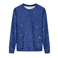 thumbnail image 4 of Ashirexll Crewneck Sweatshirts Oversized Sweatshirt For Winter Tops Womens Long Sleeve Tops Casual Trendy Printed Blouse Thin Hoodie Loose Fitting Cute Shirt, 4 of 7