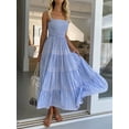 thumbnail image 2 of Niusricy Women Elegant Sexy Maxi Flowy Dress Ladies Sleeveless Long Swing Dress Casual Striped Print A-Line Dress High Waist Party Dress Summer Daily for Vacation Cocktail Beach Streetwear, 2 of 7
