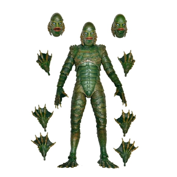 NECA - Universal Monsters - 7” Scale Action Figure – 7 Ultimate Creature from the Black Lagoon (Color)