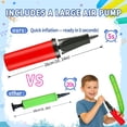 thumbnail image 4 of GIXUSIL 50-Pack Rocket Balloons Holiday Party Decoration Screaming Flying Whistle Balloons(with pump)Rocket-Shaped Latex Balloons - Fun Party Toys & Decorations, 4 of 8