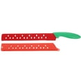 thumbnail image 5 of 16 Inch Fruit Vegetable Knives, Watermelon Cutter, Watermelon Knife/Cheese Knife with A Protective Sleeve Watermelon Slicer Cutter Tool for Kitchen, Red/Green, 5 of 5