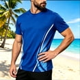 thumbnail image 6 of JTSRKL Mens Quick Dry Shirts Printed Crewneck Short Sleeve Breathable Lightweight Tees Summer Gym Training Big Size Active Sport Tops, 6 of 9