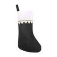 thumbnail image 2 of HomelyJoy Traditional Christmas Stockings, Christmas Stockings to Decorate, 14 Inch Red and White Felt Stockings with Gold Trim for Festive Holiday Decorations and Family Use, 2 of 9