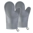 thumbnail image 4 of Insulated Oven Glove Silicone Heat-proof Microwave Mitt Heat Resistant Anti-Slip, 4 of 9
