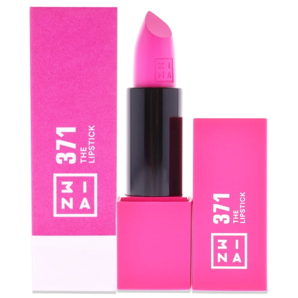 The Lipstick - 371 Hot Pink de 3Ina para mujeres - Lápiz labial de 0,16 oz