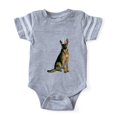 thumbnail image 1 of CafePress - German Shepherd Party - Cute Infant Baby Football Bodysuit, 1 of 1