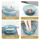 thumbnail image 4 of Lavabo redondo de plástico, tina para lavar platos, lavadero de camping, lavabo de cocina, tina para remojar los pies, cubeta para lavar las manos, sartenes para limpieza facial, cocina del hogar, lav, 4 of 8