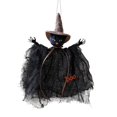 thumbnail image 2 of Adorno decorativo de Halloween, regalo, muñeco colgante espeluznante decorativo, suministros para fiestas, hogar, patio, cocina, jardín, vacaciones gato negro, 2 of 8