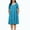 Ocean Blue, variant on Nightgowns for Women Soft Sleep Dress Ladies Short Sleeve Sleepwear with Pockets