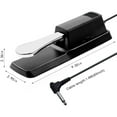 Qiopertar Piano Sustain Pedal Keyboard Pedals Synthesizer Pedals